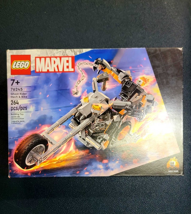 LEGO Marvel Ghost Rider Mech & Bike Set (76245) – 264 Pieces