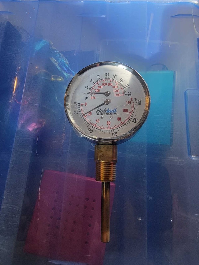 Hubbell Heaters Temperature And Pressure Gauge TTD405 - photo 3