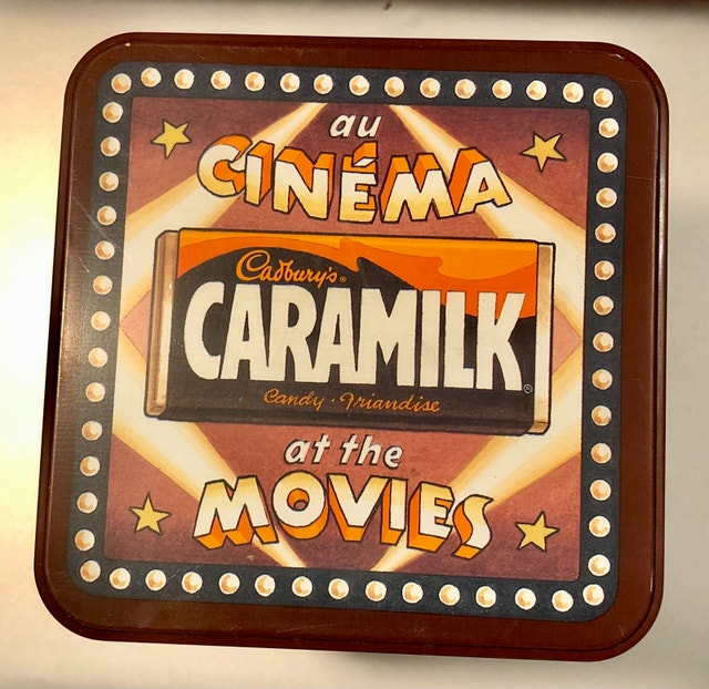 Cadbury Caramilk Empty Tin Box Vintage 1970s Collector’s Hinged - photo 4