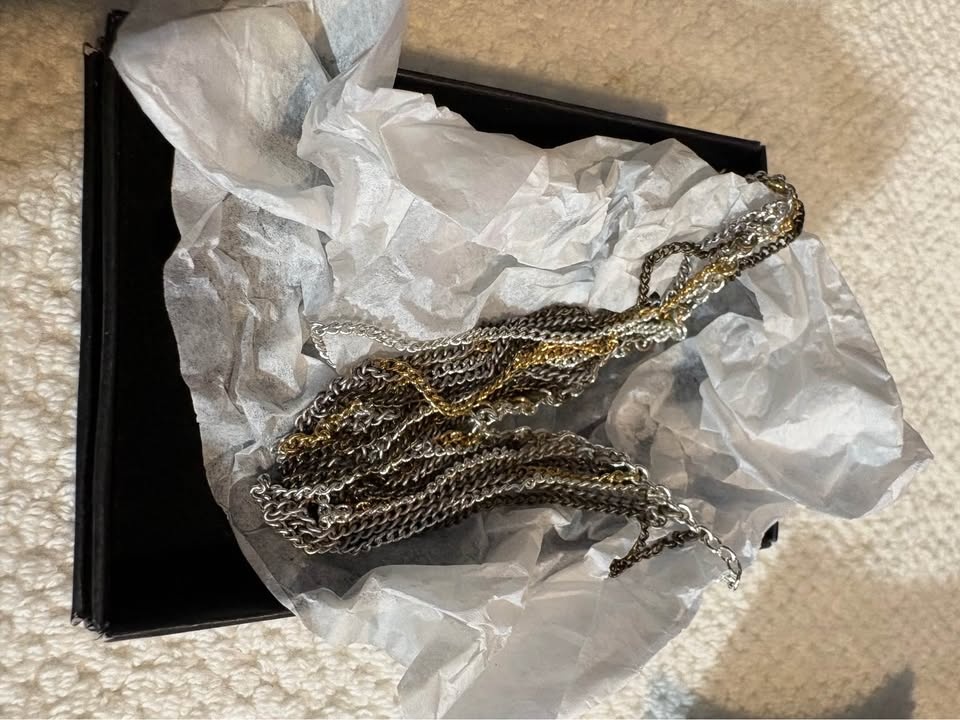 AVON Vintage Fringe Benefits Draped Chain Necklace - photo 5