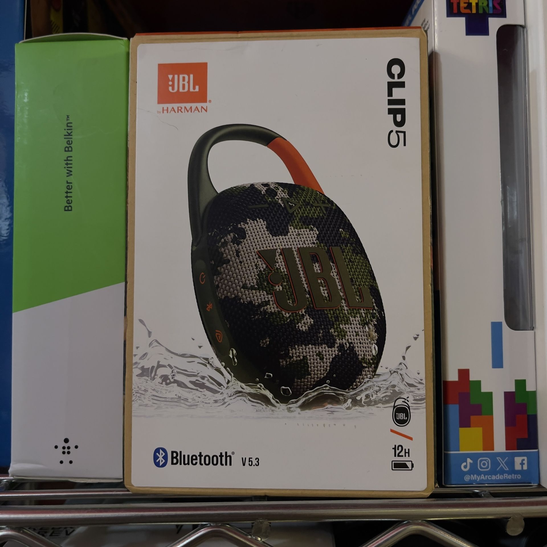 JBL CLIP 5 CAMO Model Bluetooth Portable Speaker
