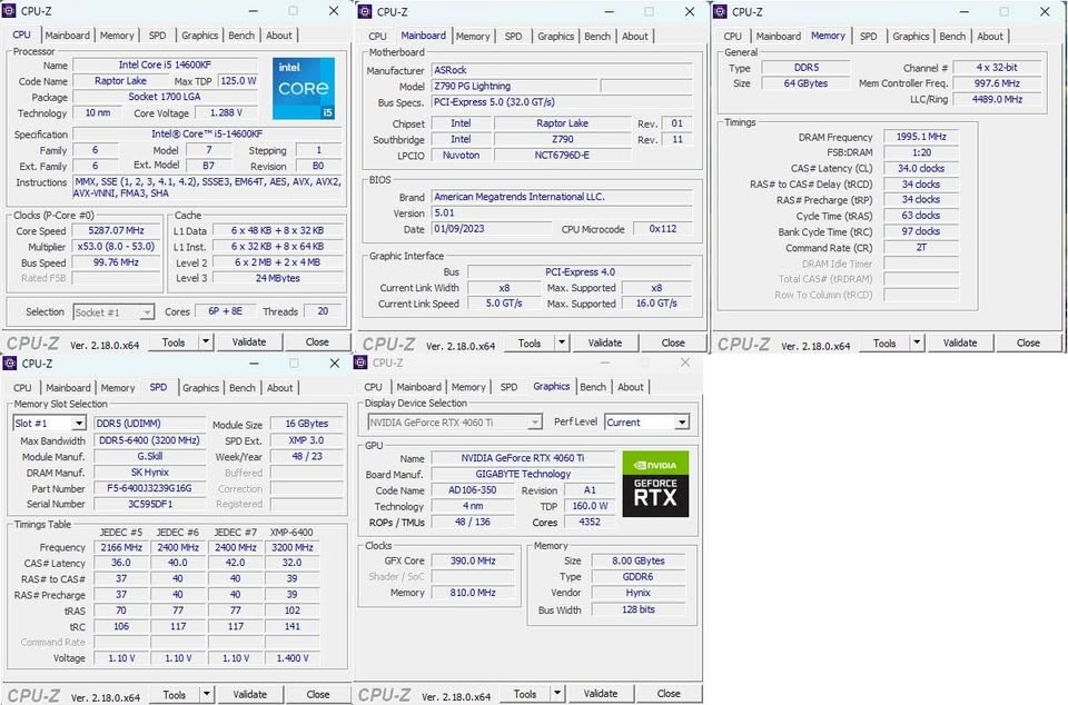 Gaming PC - i5-14600KF + RTX 4060 Ti + 64GB DDR5 - photo 2