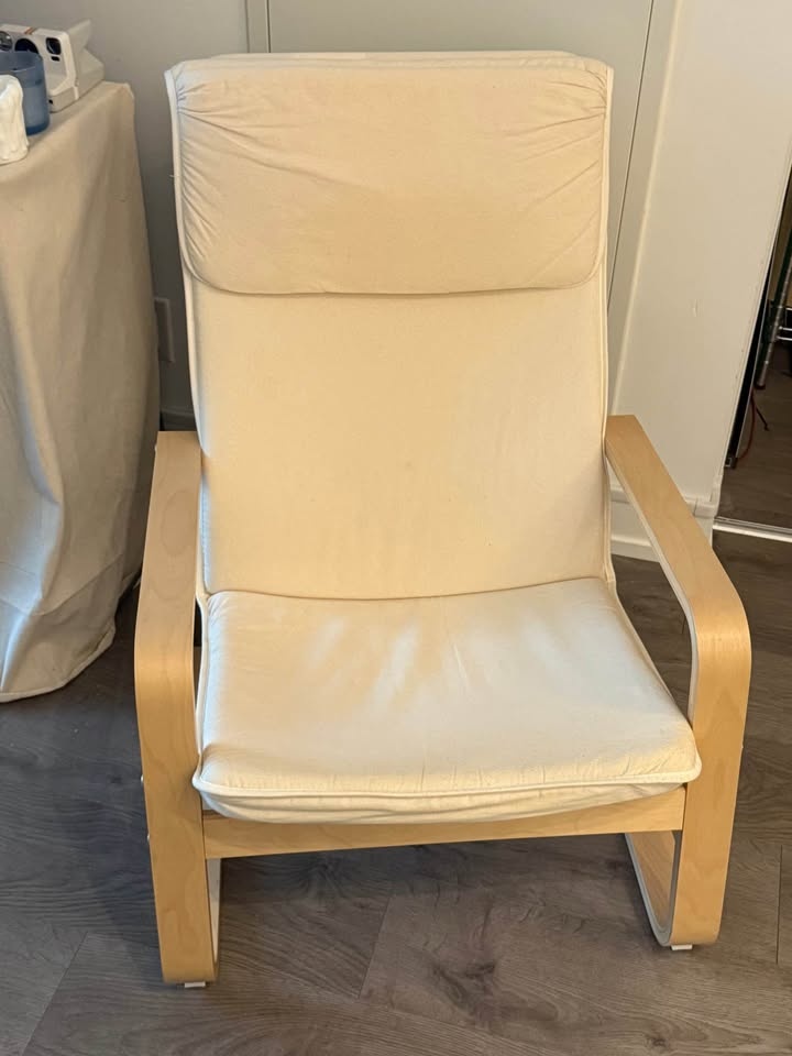 IKEA Armchair + Cushion (Birch/Beige) - Moving Sale 🏠 - photo 2