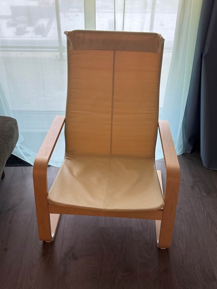 IKEA Armchair + Cushion (Birch/Beige) - Moving Sale 🏠 - photo 3