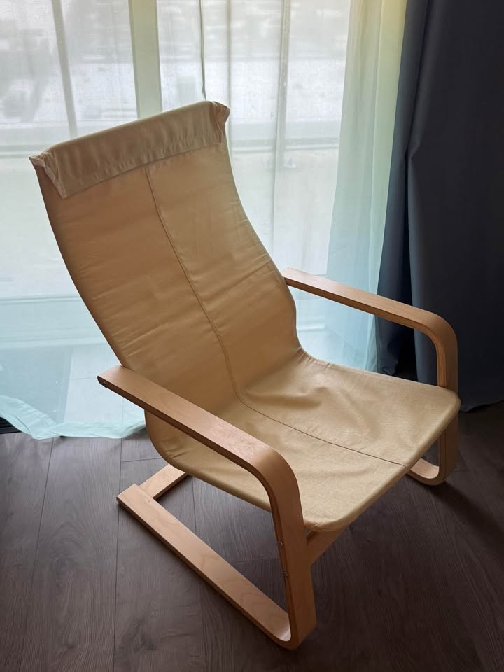 IKEA Armchair + Cushion (Birch/Beige) - Moving Sale 🏠 - photo 4