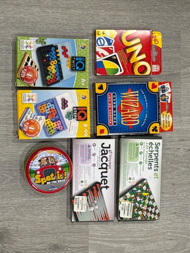 Used Board Games & Card Games Collection - Family Fun
