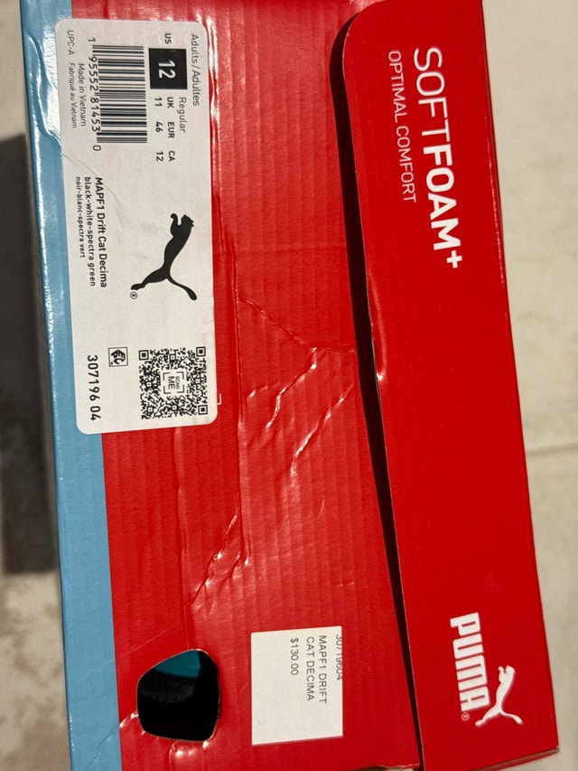 Puma MAPF1 Drift Cat Decima Shoes - US 12 - photo 5