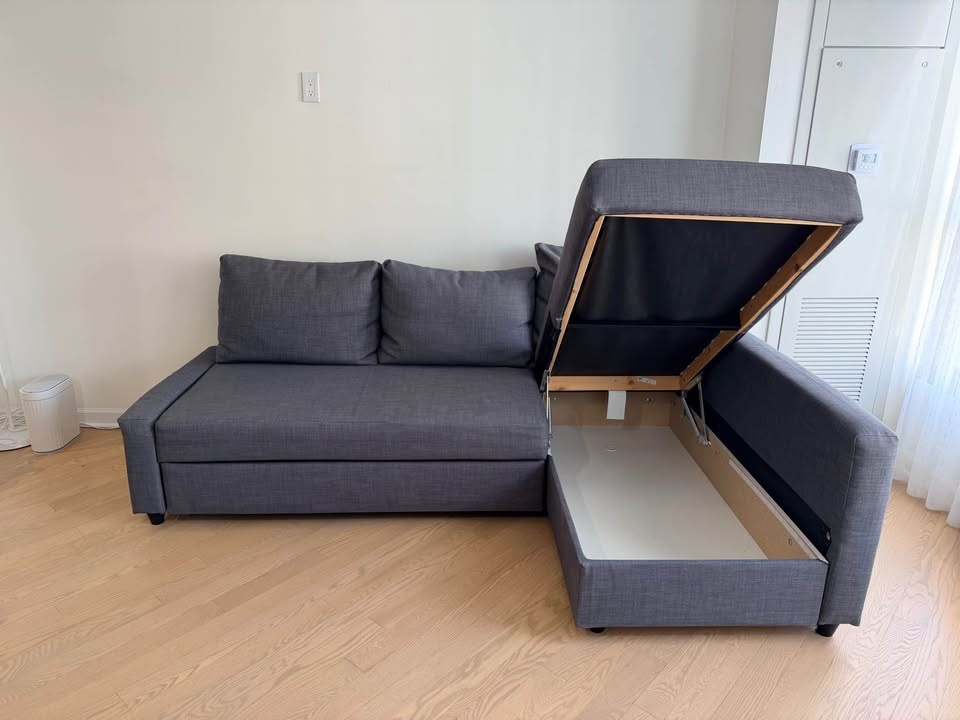 Moving Sale – IKEA FRIHETEN Sleeper Sectional Sofa (Skiftebo dar - photo 3
