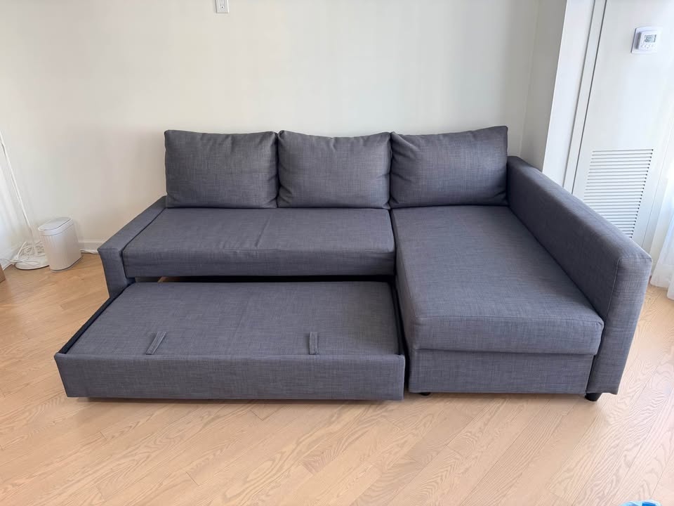 Moving Sale – IKEA FRIHETEN Sleeper Sectional Sofa (Skiftebo dar - photo 4