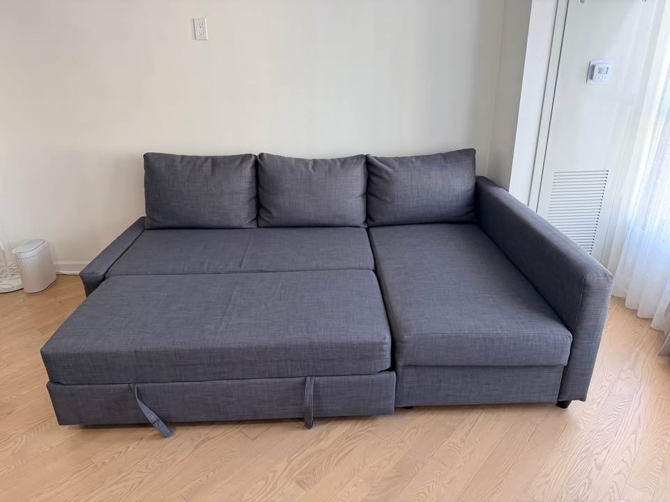 Moving Sale – IKEA FRIHETEN Sleeper Sectional Sofa (Skiftebo dar - photo 5