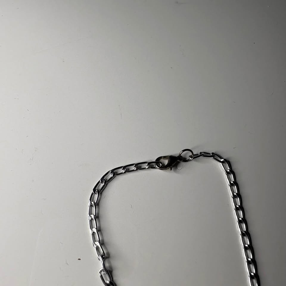 Silver Tone Chain Necklace - photo 4
