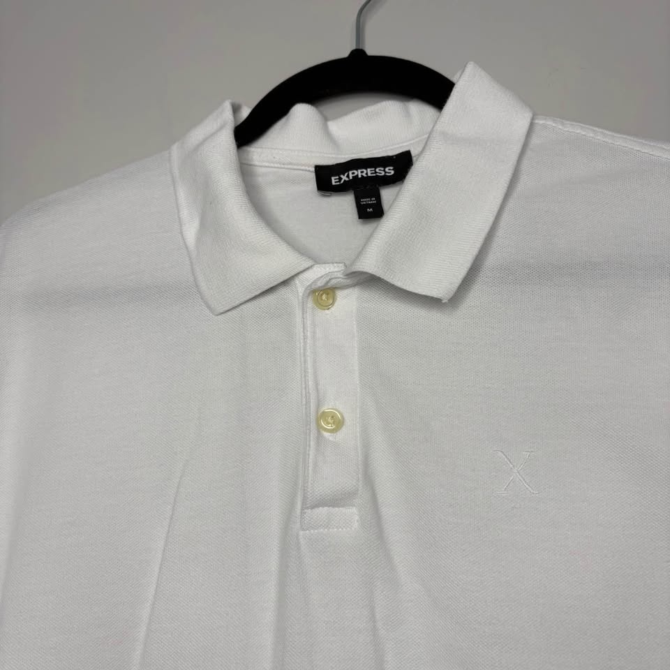 Express Men's White Polo Shirt - photo 2