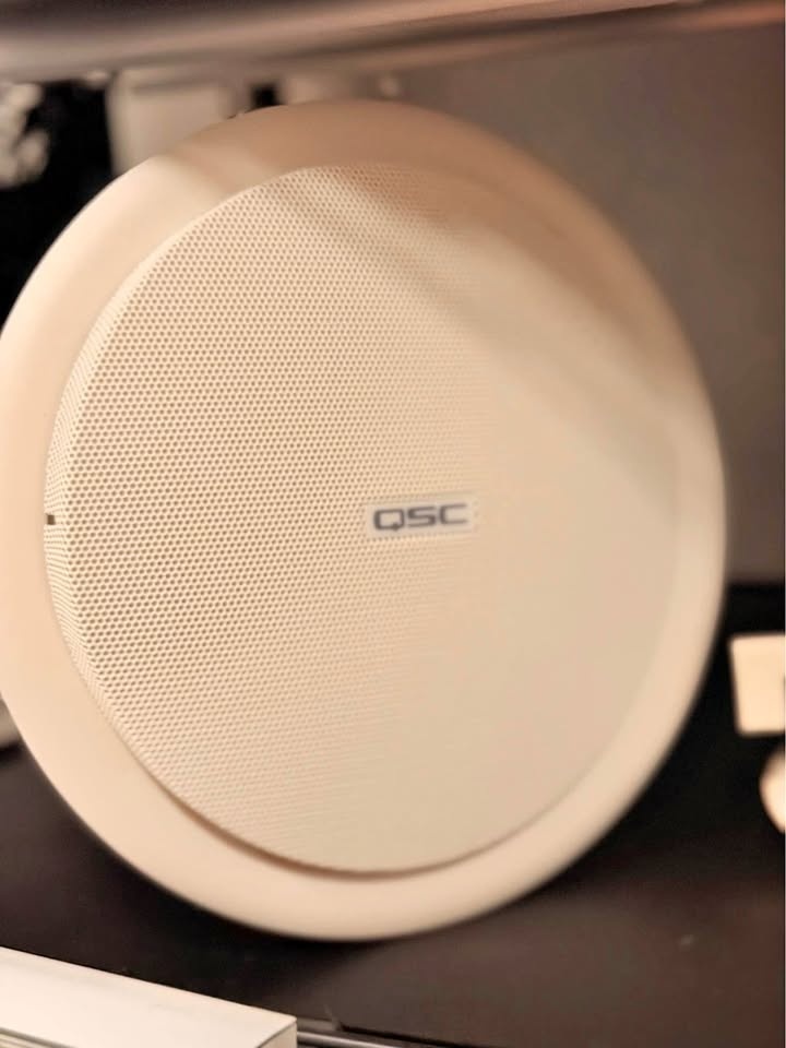 QSC Ceiling Speakers - Acoustic Coverage AC-C6T Used