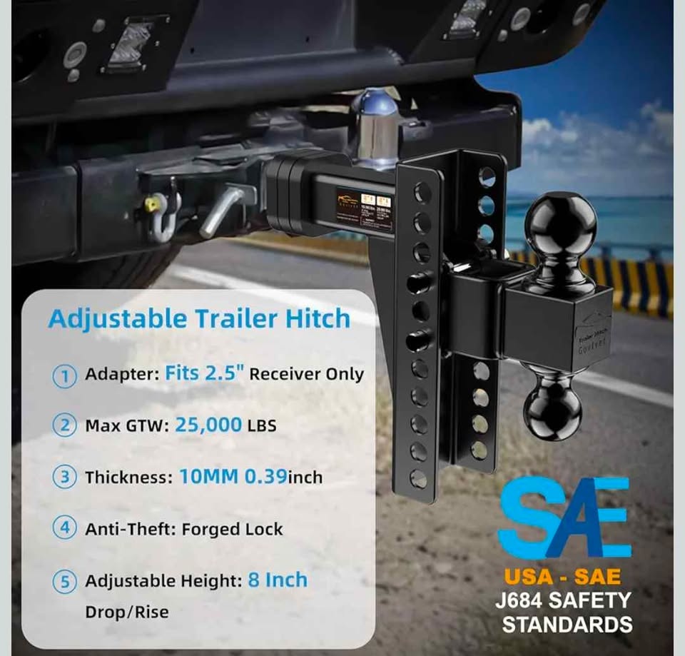 Adjustable Trailer Hitch - New - photo 3