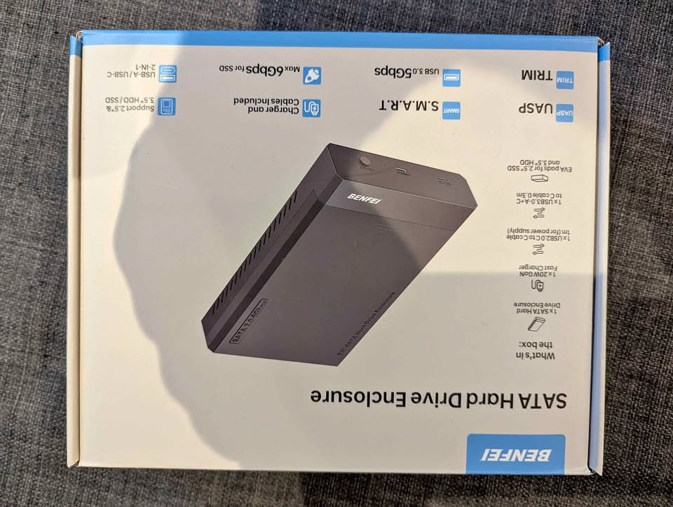 External HDD Harddrive Enclosure - New