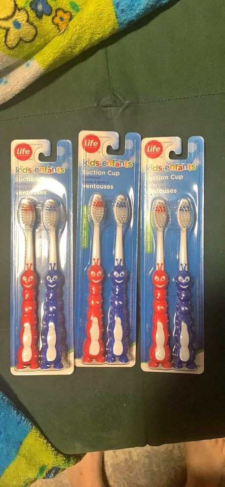 3 for $5 New Kids Suction Toothbrush