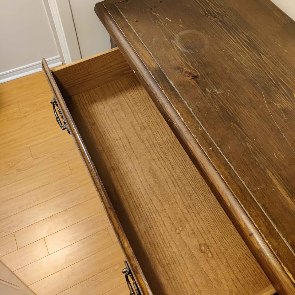 Wood dresser - 5 drawers - photo 3