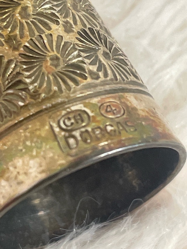 Antique Charles Horner Dorcas Thimbles - Size 3/4 - photo 4
