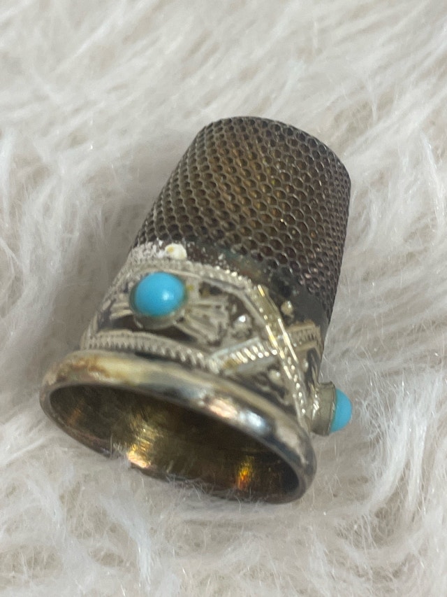 Antique Charles Horner Dorcas Thimbles - Size 3/4 - photo 5