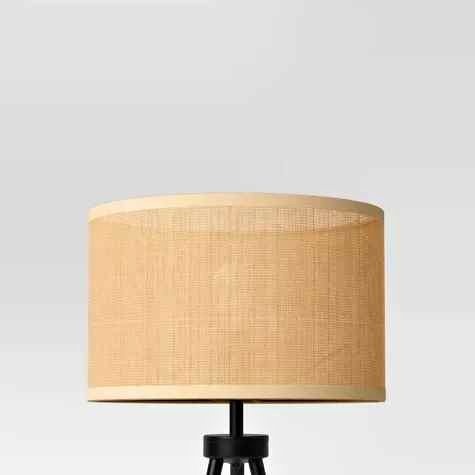 Tripod Floor Lamp with Shade Black - Room Essentials