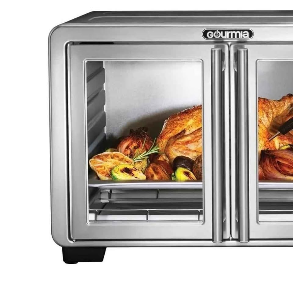 Gourmia XL Digital Air Fryer Toaster Oven French Doors - photo 3