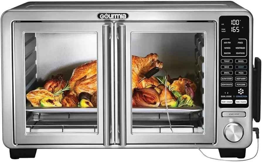 Gourmia XL Digital Air Fryer Toaster Oven French Doors - photo 5