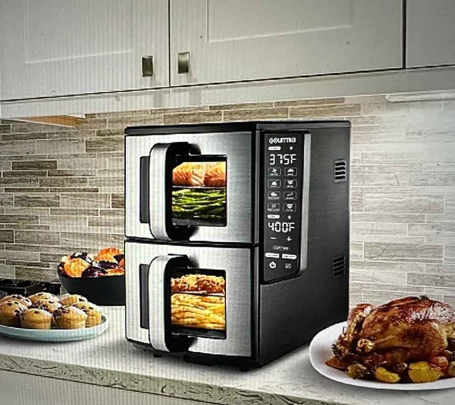 Gourmia Dual Basket Air Fryer 11QT - photo 3
