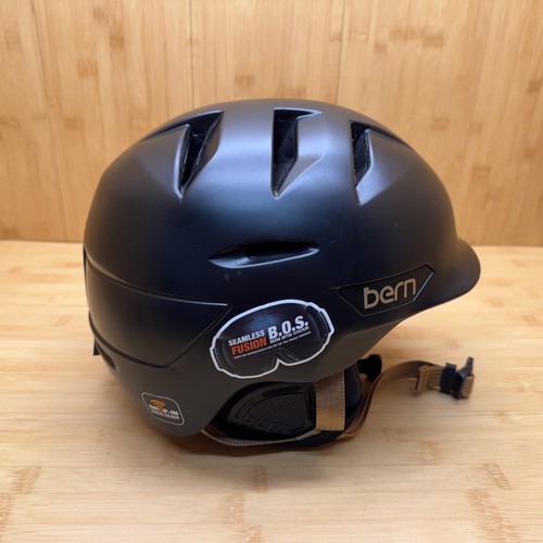 Bern Watts Carbon Fiber Winter Ski Snowboard Helmet Size S