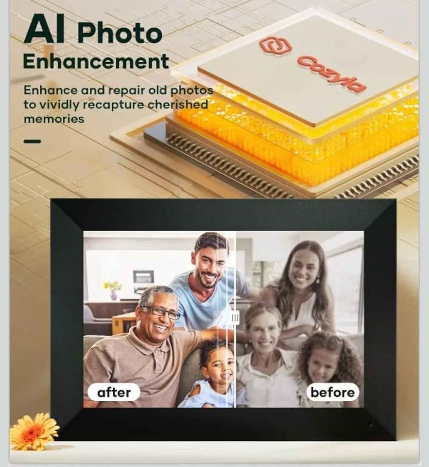 Cozyla Smart Digital Frame 10.1" Unlimited Storage - photo 4