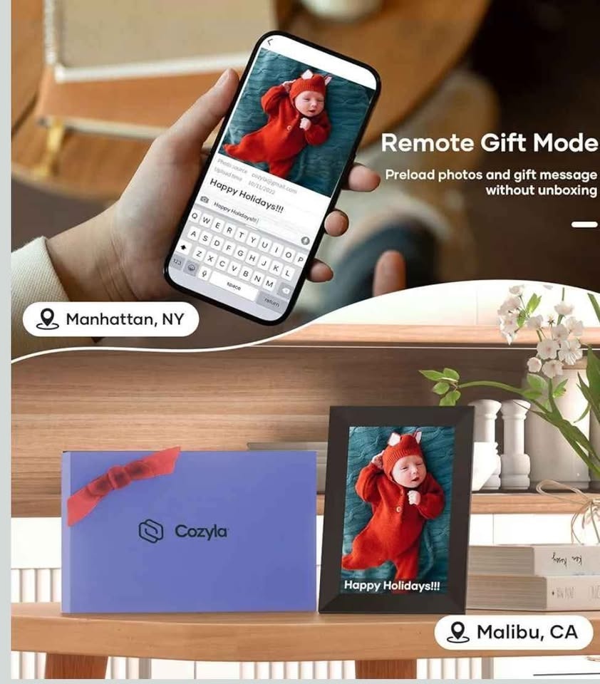 Cozyla Smart Digital Frame 10.1" Unlimited Storage - photo 5