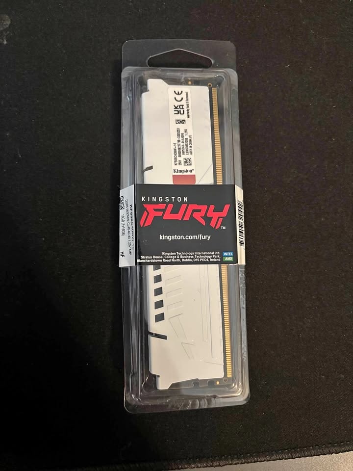 Kingston Fury Beast DDR5 16GB RAM (White)