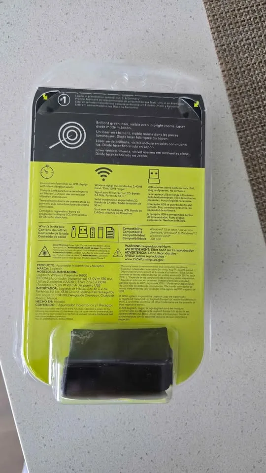 Logitech Professional Presenter R800 image indicator(2)