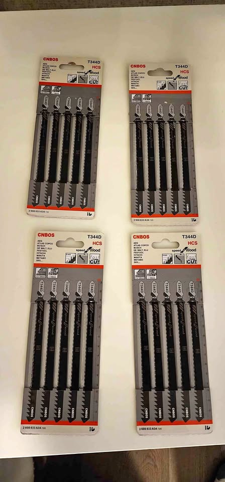 4 Pack HCS T Shank Saw