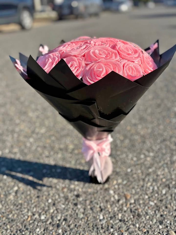 23 Count Eternal Glitter Rose Bouquet