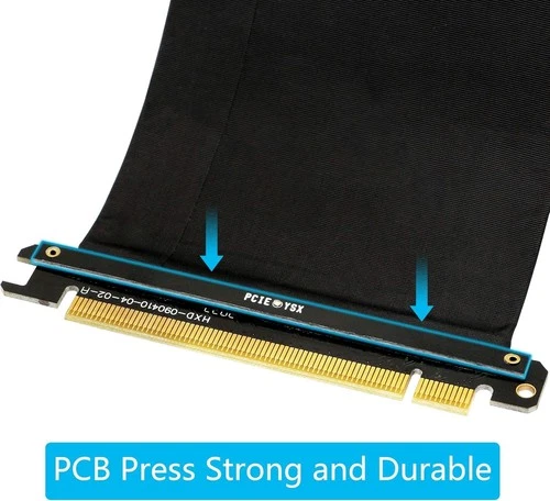SinLoon 10cm PCIE 3.0 Riser Cable GPU Extension Right Angle - photo 5
