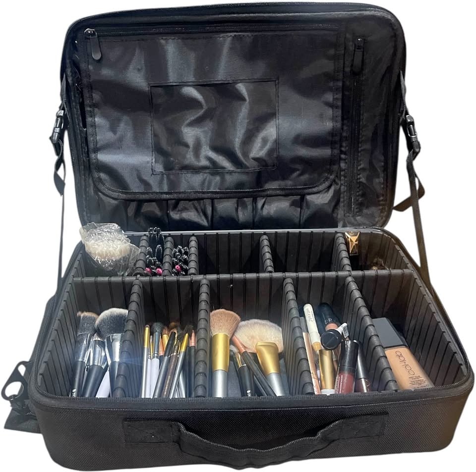Makeup Bag and items shown within