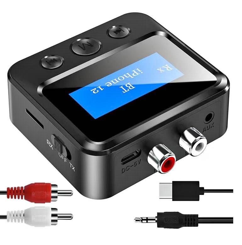 Bluetooth Transmitter Receiver for TV, Audio Adapter