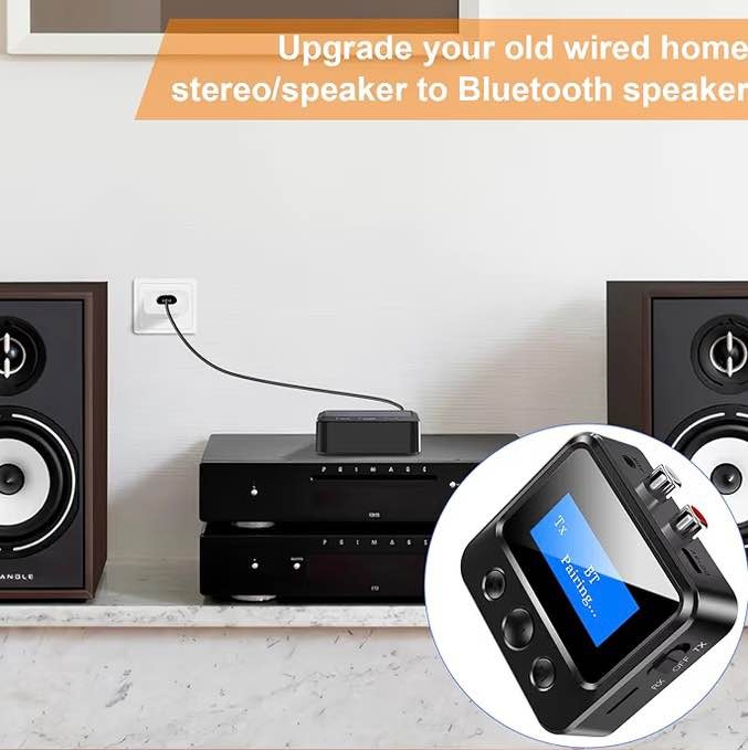 Bluetooth Transmitter Receiver for TV, Audio Adapter - photo 5