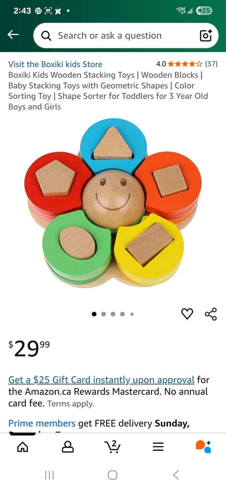 Boxiki Kids Wooden Stacking Toys - photo 2