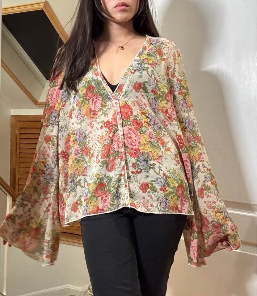 Floral blouse XL - photo 2