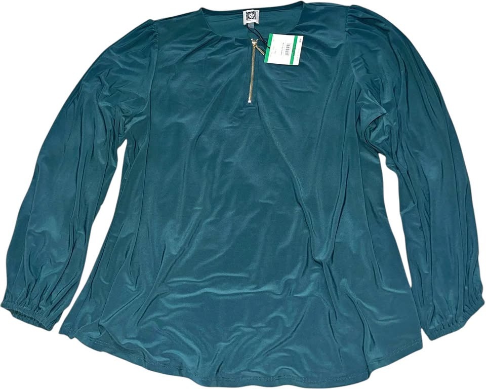 Anne Klein Blouse - green - size L