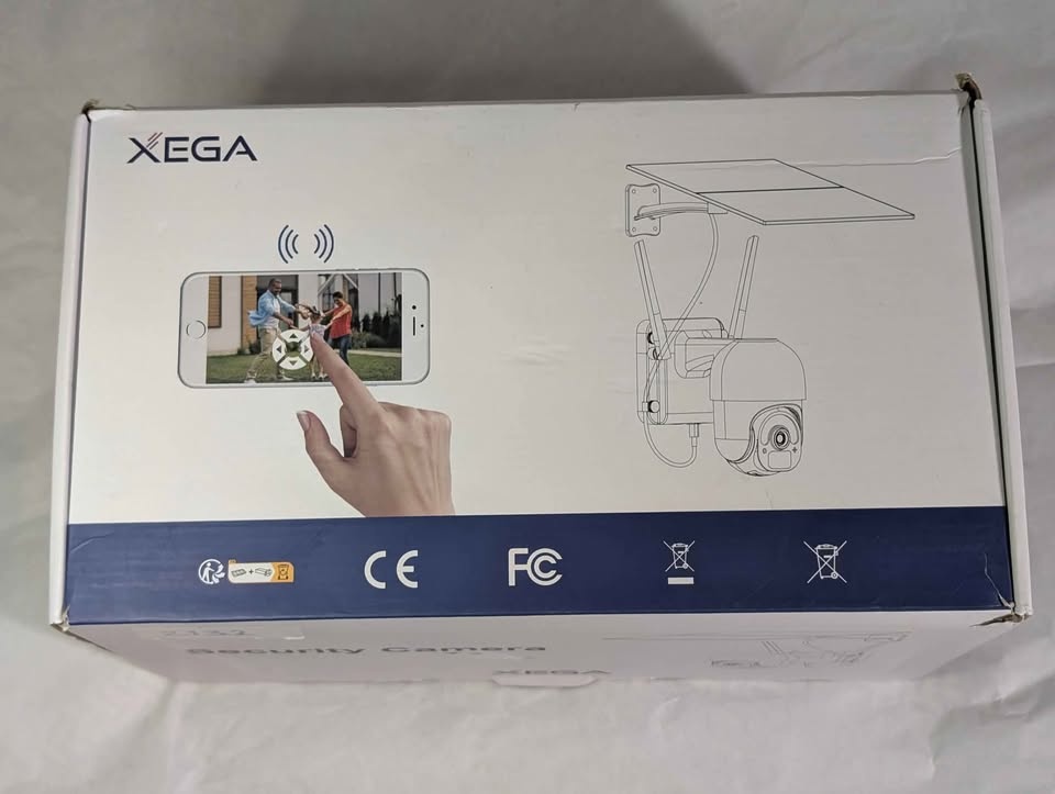 Xega 4G LTE Solar Security Camera – 2K HD, Color Night Vision (O - photo 2