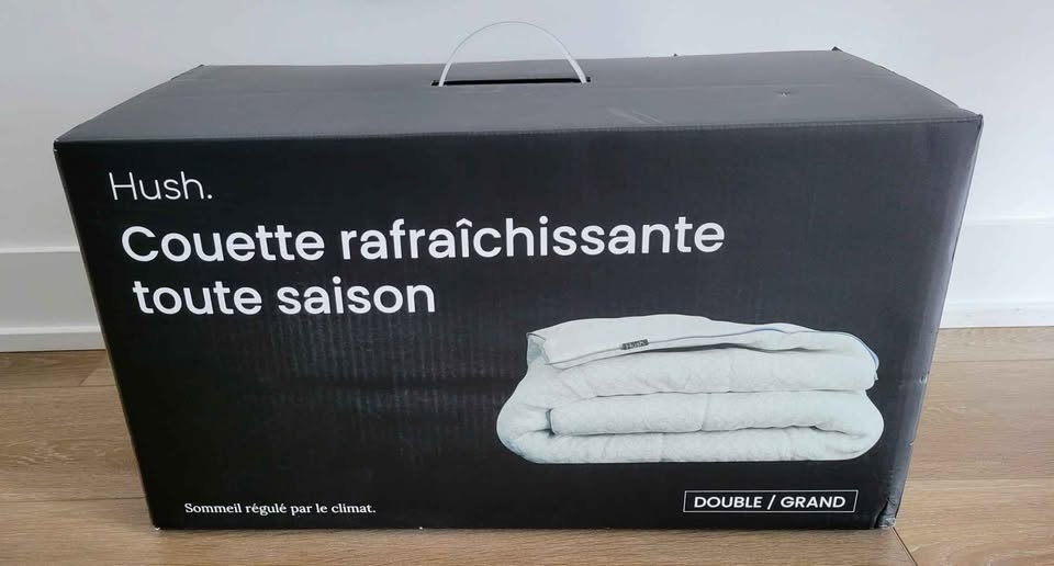 Hush All Season Reversible Duvet (Queen, White) - Brand New - photo 3