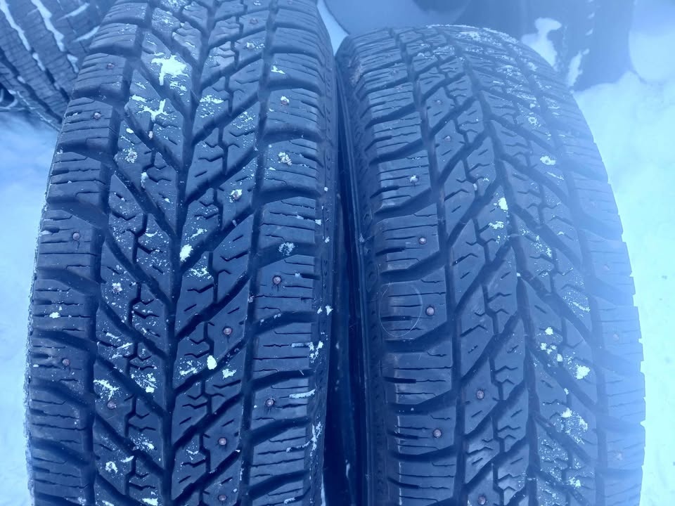 225 65 r17 TWO GOODYEAR ULTRA GRIP STUDDED WINTER TIRES