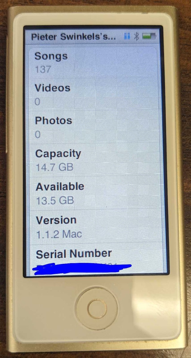 iPod nano 7th Gen with songs - photo 2