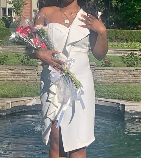Chic Midi White Dress