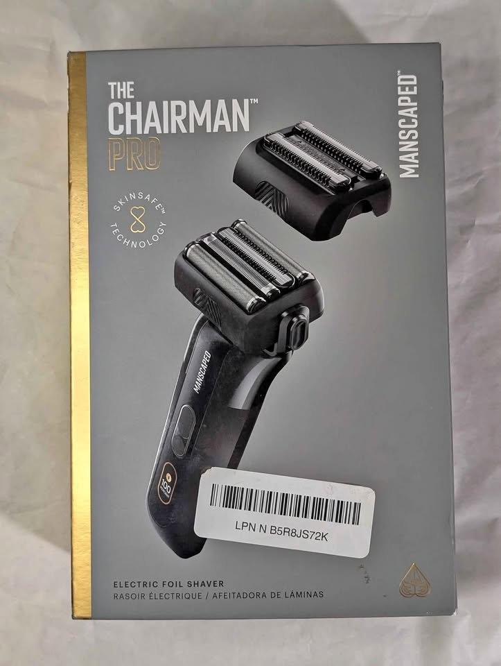Manscaped Chairman Pro Electric Foil Shaver - Open Box