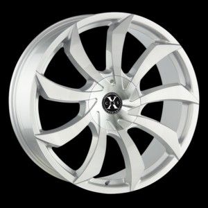 Strada X01 22x9 Wheels 5x114.3/120 Et35 Silver Brushed