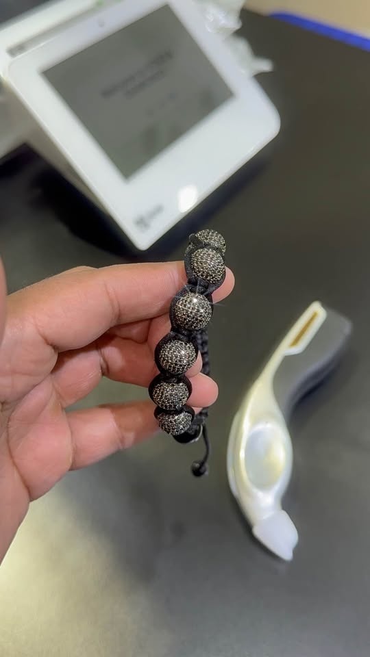 Black Diamond Natural Beaded Bracelet - photo 2