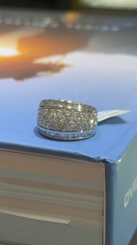 14kt White Gold Diamond Ring - 9g, 2.00ct - photo 2